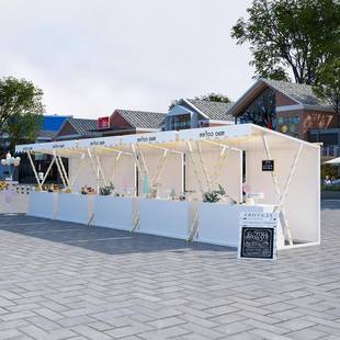 户外集市大型动摊297位架子网地红景展区可移动活摆摊示架夜市摊