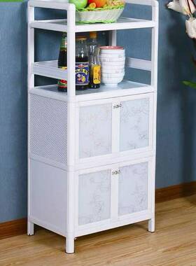 现FNV货速发新款铝金餐边厨房多功能合置物微波架炉烤柜箱碗柜收