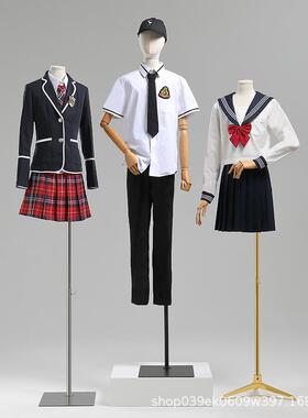 青少装年大半童模特道具身人台男女服店模特子学生55649校礼服展