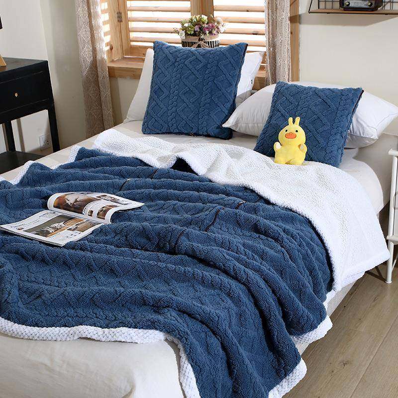 靠AB版双面YKA-2025加抱枕毯子两用塔芙汽绒车上垫被办厚公室宿舍,居家布艺,抱枕被,淘宝优惠券,粉丝福利购,淘宝优惠卷