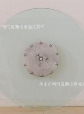 厂家农店餐酒桌转盘钢化玻璃形桌面转圆盘家SL-0010乐大圆桌玻璃