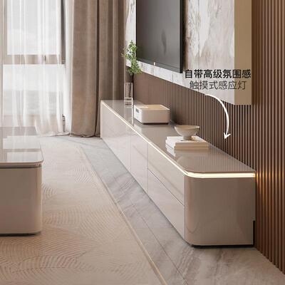 落地电视柜款小新户型家用现轻简约电视代机柜子奢风70183茶几组