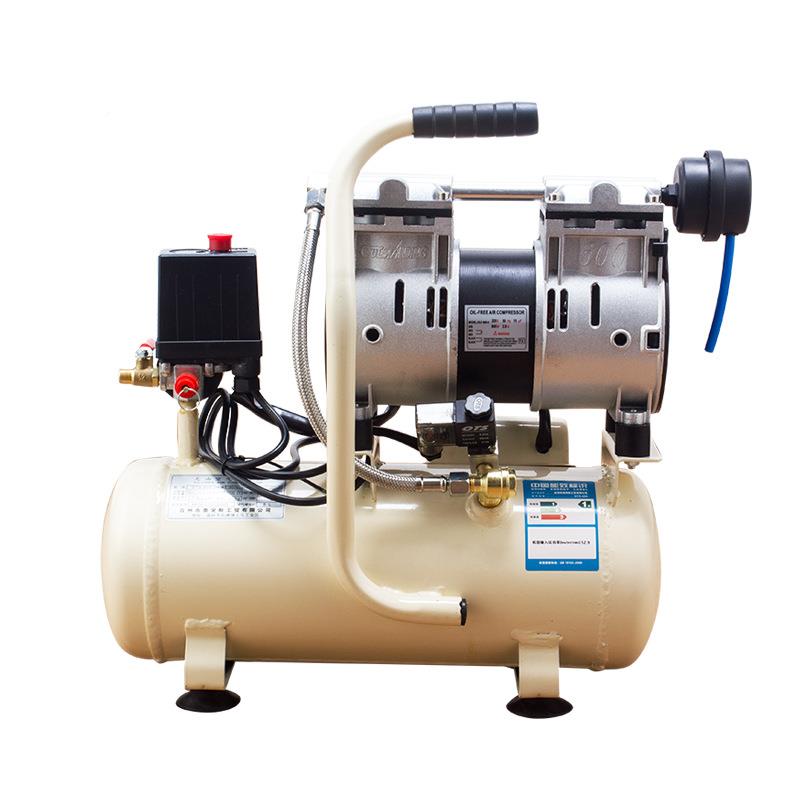 奥突斯无0油静音空气压机工气泵60W-8L木小型600W-8L充气缩泵压缩