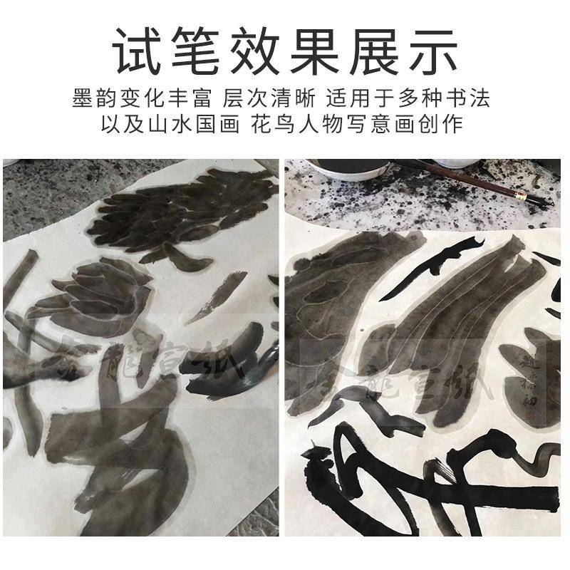 纯工惜墨手如260金宣纸国檀皮书法画山水花鸟创作用安专徽宣纸