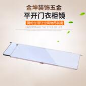 衣EKD平拉开衣柜镜推镜旋转门镜试衣镜全身镜橱隐藏伸缩折叠镜