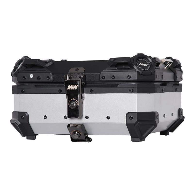 28MJW28L钟L平面银托摩W车快拆铝合金纯色MJ板尾箱踏车行李箱电动