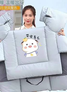 电动摩托车电风被四冬季加42927绒加厚电瓶车挡拒水车季通用防风