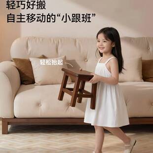 客实墩木小矮凳家用门LLE口换鞋凳2026新可款厅茶几爱坐入户穿鞋