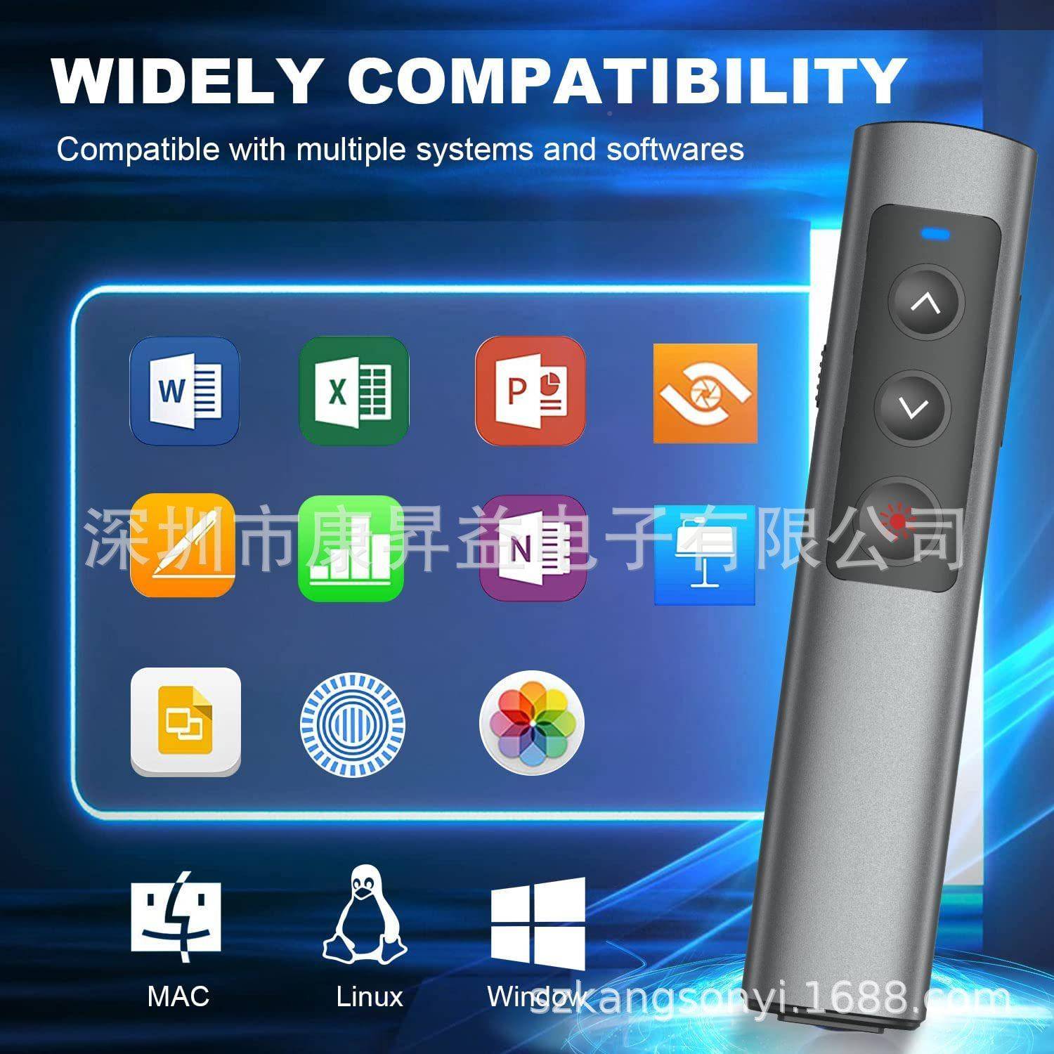 高端端页激光笔充电翻PPT翻笔投影多功能翻页笔页无线939演示器