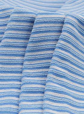 超细纤维毛RIY巾布吸水机器人拖把清洁料涤锦巾蓝布条白纹大珍珠