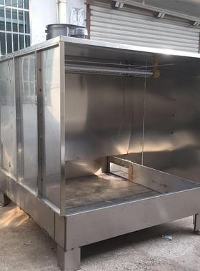 厂.家1DF201销售喷漆水帘柜5*台15.2米全不锈钢喷台水帘柜