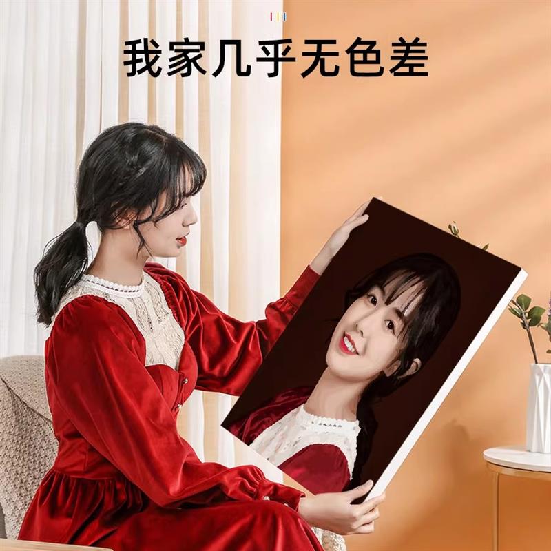 数字油画diy手工填充填色定制真人照片油彩手绘走心创意生日礼物