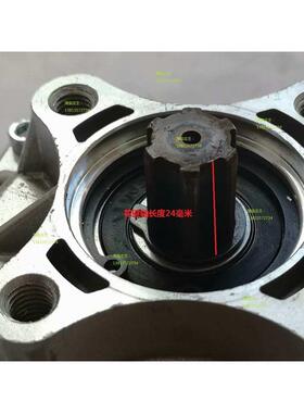 48V500W800W中置电机三轮车永磁桨四孔电机减速机挂刷直流无电机