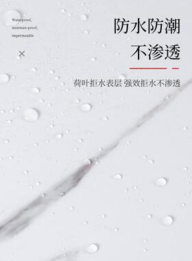 铝塑板彷砖墙贴防水壁防潮3d大理石立体墙板装饰化妆室瓷大理石纸