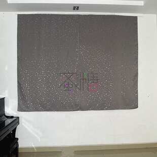 魔术粘贴出租房简易窗帘遮光加厚遮光窗帘物理家用成品飘布宿舍用