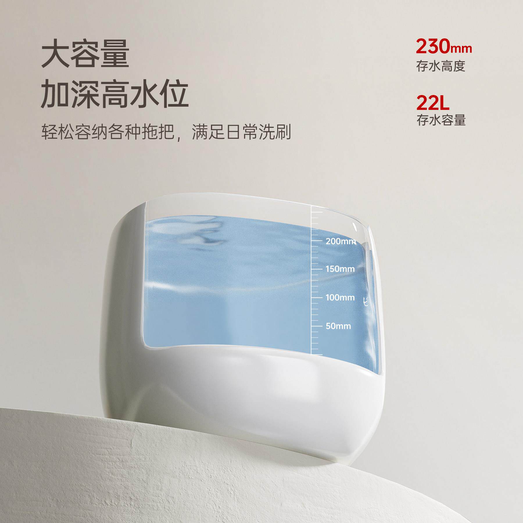 辰拖把池陶洗脚盆家用阳台卫浴拖把盆户地拖外盆化妆M04室瓷昼墩