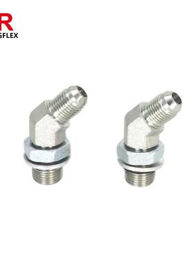 SAE070320 ms51528 6802 45度弯美制JIC外螺纹SAE带O形圈1JO4-OG