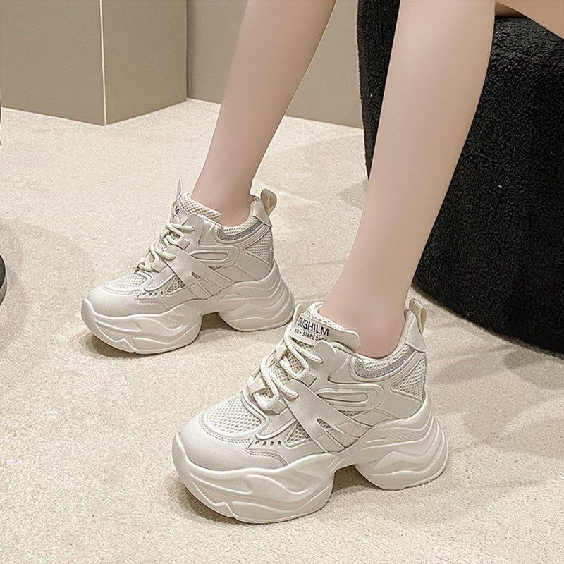 老爹鞋女2025春季新款时尚网红超火休闲鞋子百搭厚底内增高小白鞋,女鞋,时尚休闲鞋,淘宝优惠券,粉丝福利购,淘宝优惠卷
