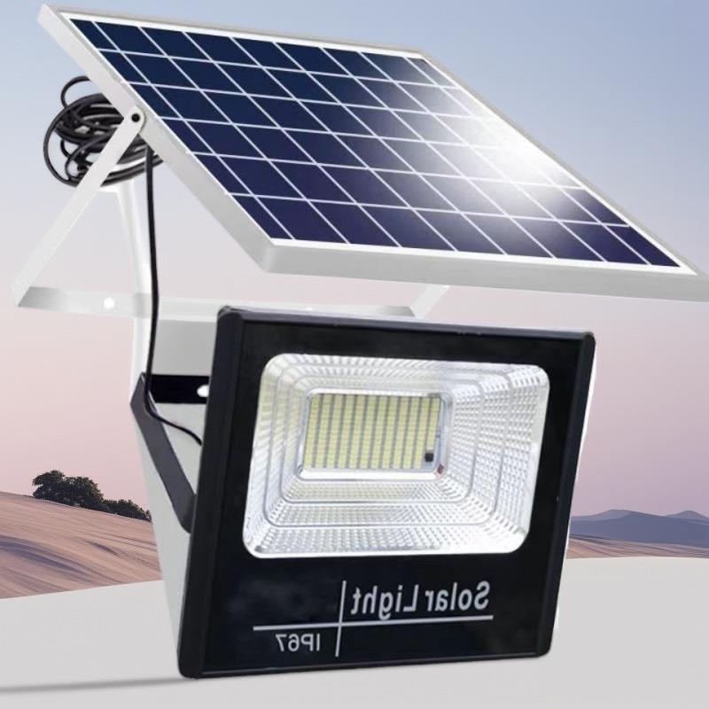 太阳能照明灯庭院灯天黑自动亮投光灯家用户外路灯