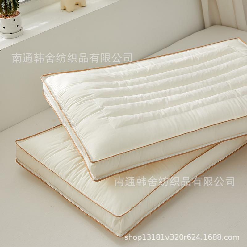 荞麦舒睡护颈枕荞麦壳纤维枕芯内外套可拆洗荞麦皮枕头纯棉枕头