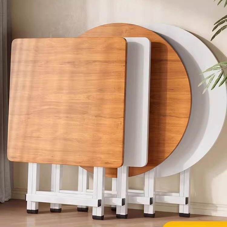 可折叠桌子简易出租屋便携式小餐桌家用正方形吃饭桌户外摆摊方桌