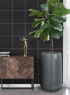 筒莱之秀大花号盆圆形高石落地客厅仿酒ZX-5LS店创意组合大号花盆