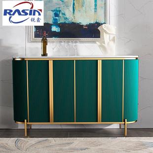 奢极简关柜大理石餐边柜客厅玄轻关隔断装 厅入PTM户柜 饰玄柜门鞋