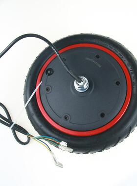 电动滑板P车二代电ro3滑板车电机6V350W8.5寸TFV红色边机电机套装