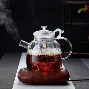 壶筒夫过CAO滤内胆茶茶水分离器直炮口穹如仙功鹤手工高硼硅玻璃