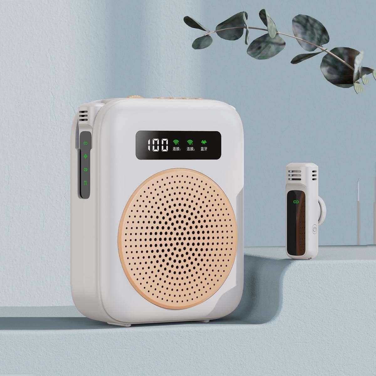 新款小师蜜蜂M10扩音器教师专用领夹式无线耳麦老上课音麦风克大