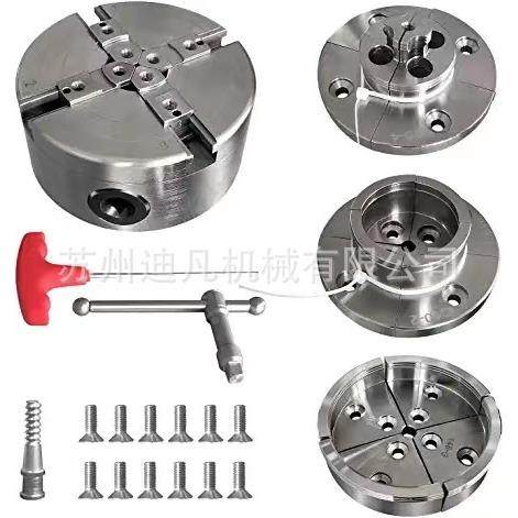 木工机械配件木工1卡爪盘木旋4车床卡K1201A普盘4寸C型自定心木工