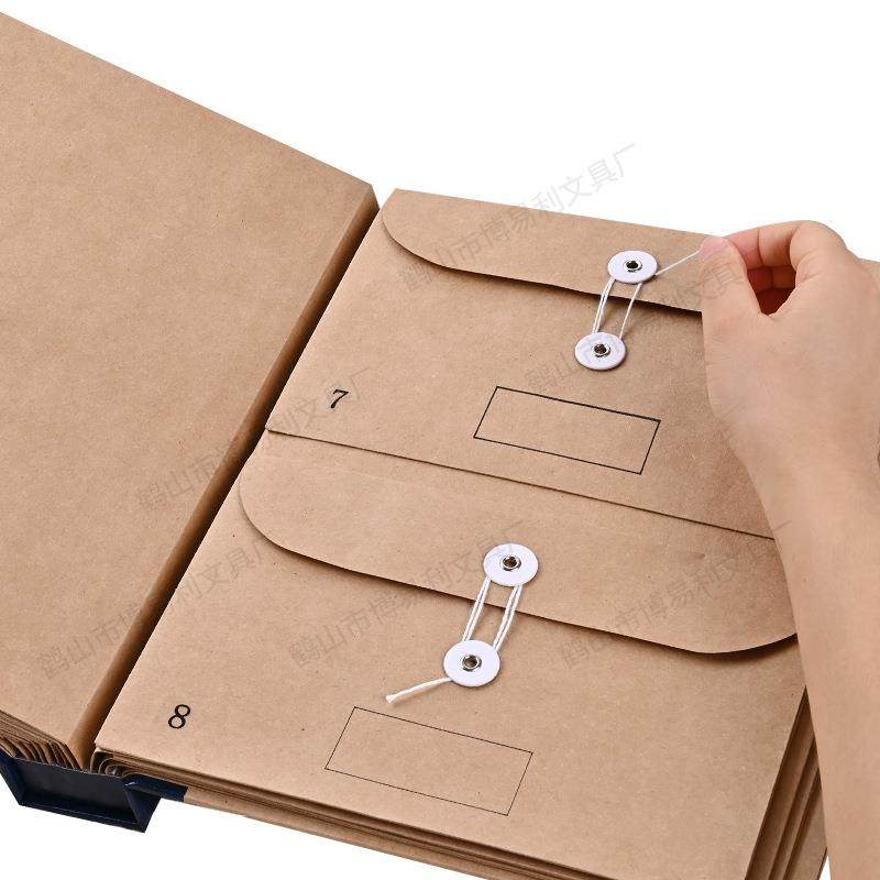 纸质丢文件防丢失马夹incase防igomeissingbindr马尼拉口袋纸风琴