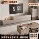 木NMO视柜组茶几实合电加高客厅收纳储物柜一体背景墙柜拼色地柜