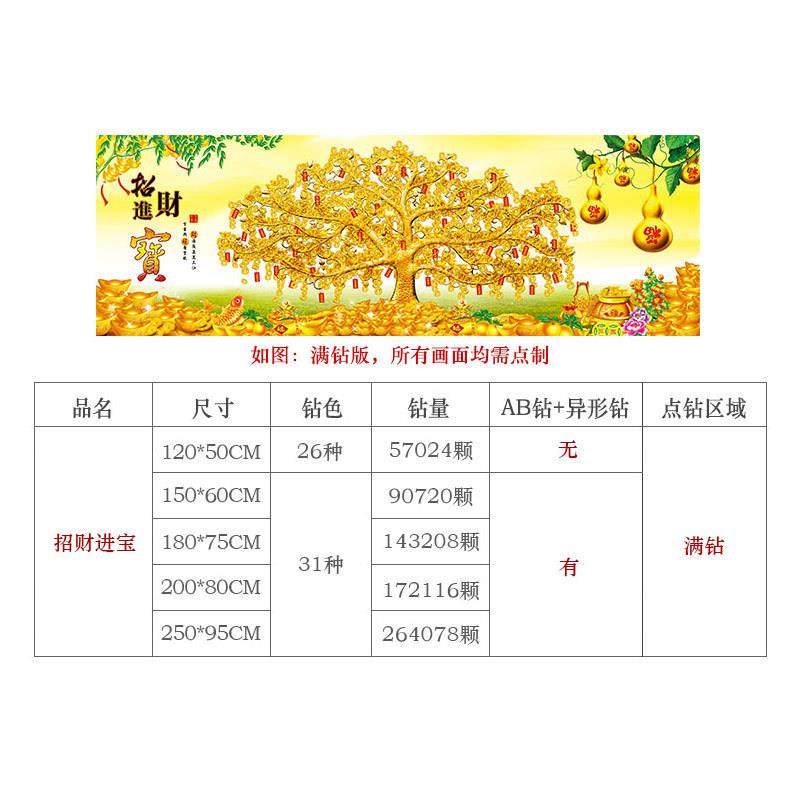 石新款5D形钻石画客厅钻摇钱树贴钻异满画YUN点钻钻十字绣造型,居家布艺,钻石绣,淘宝优惠券,粉丝福利购,淘宝优惠卷