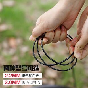 大棚塑钢线BCK葡萄架钢聚酯钢塑托幕压膜线支撑托膜线大线棚绳