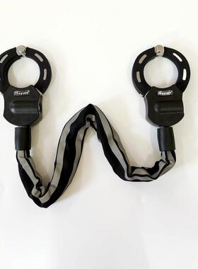 链A圆YATE玛娅特条锁包布TYTA006B链条锁电动滑板车防盗锁铜芯头