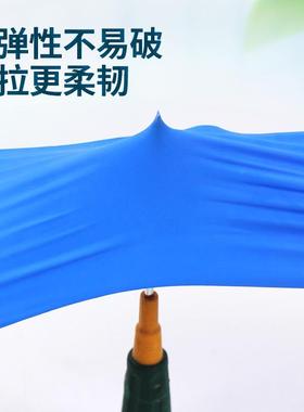 一ERI次性手套食品防水防油防过敏家务室清腈洁橡验胶实蓝色丁手