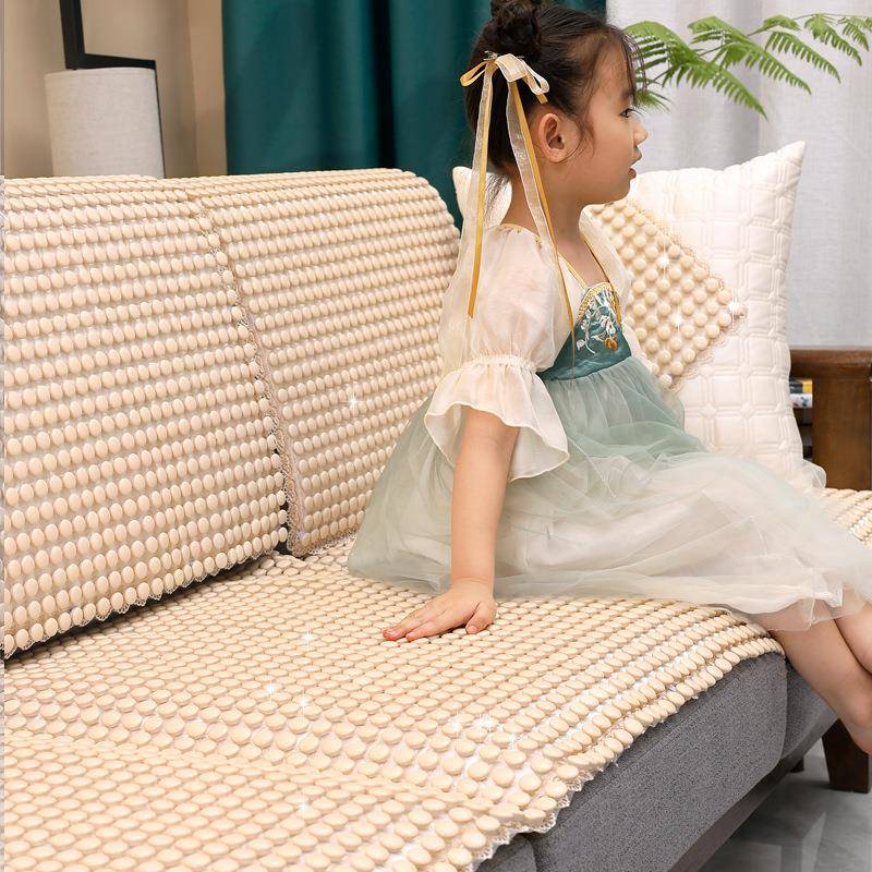 夏天凉款席坐垫凉子透NRY气防滑垫皮沙发套罩垫陶瓷沙发垫夏季座