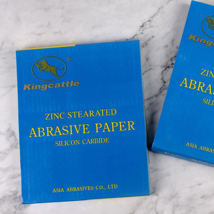 A4IRL方形砂白砂磨纸干纸磨砂纸发金属家具漆面墙沙面打抛光砂纸