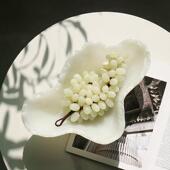 天然玉收石果奢盘轻高级纳饰摆GP085件样板间装 客厅玄关茶几桌面