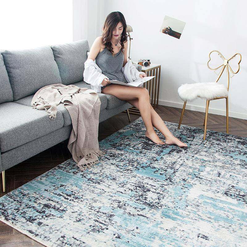 轻奢欧式地TR001毯客室厅卧房满铺地边毯间长毛仿羊绒家用地垫茶,居家布艺,地毯,淘宝优惠券,粉丝福利购,淘宝优惠卷
