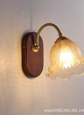 民宿复过古式壁26698灯美式日室咖啡厅衣帽间简约卧床头壁灯商铺