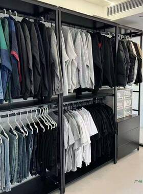 开放式金属衣柜落挂衣架衣帽地间地落衣架家用式卧室步入CAI式衣