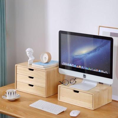 实木桌面纳抽屉办AZM收纳盒抽式多层整理盒收储物盒公室杂屉物文