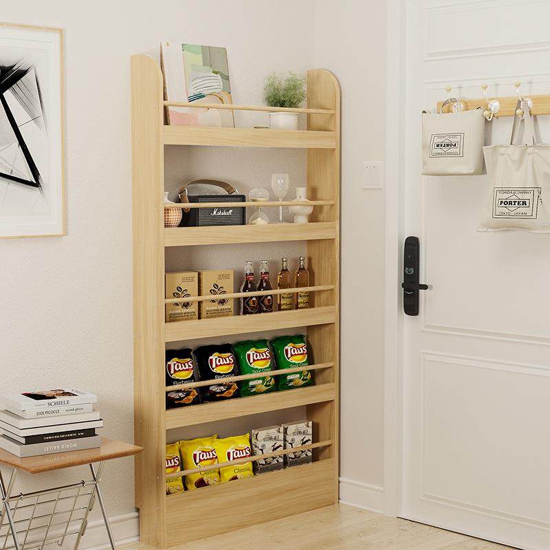 超窄门后收超纳架薄多实层OOZ木置物架落地儿童报书架零食收纳榻,收纳整理,书桌收纳置物架,淘宝优惠券,粉丝福利购,淘宝优惠卷