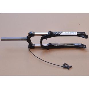 地自行车铝合减金震油压前叉油簧机rt017械叉线控锁c死山避震xm26