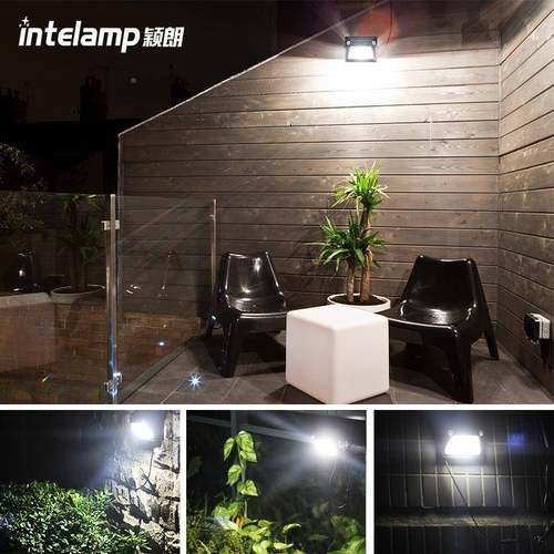 颖朗太阳感应壁灯户外庭院口用防家水RCK0电费能照明灯天黑门自动