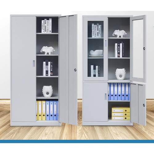 东莞家文件档柜铁皮案柜办公室资料柜钢制凭证带存锁01放柜员工厂