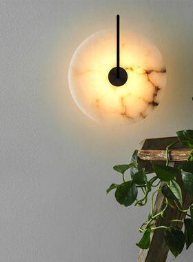 北欧室厅云石壁灯床客头高级感简52353约背墙壁灯卧书房景玄关装