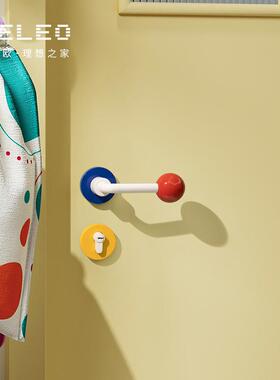 陶瓷圆音球可爱趣味门锁F12-B65现代简吸约室磁静门锁室内卧木门